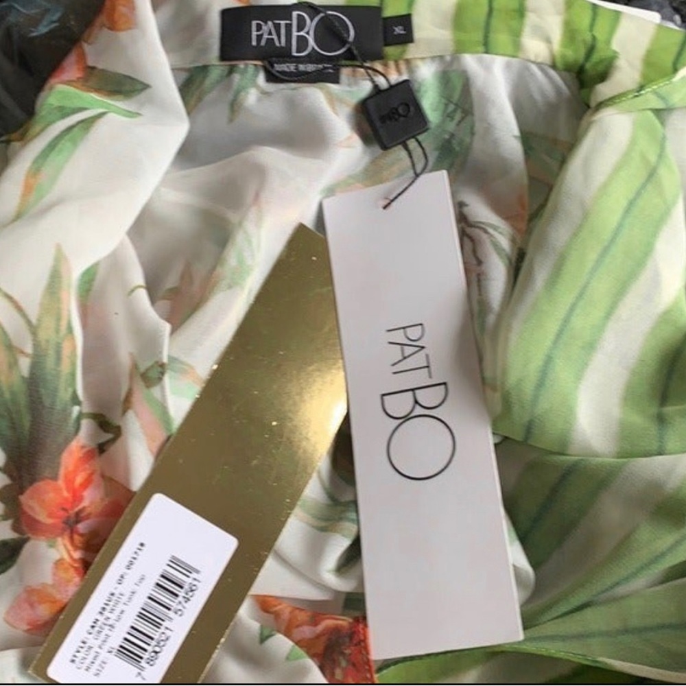 Anthropologie’s PatBo High-Low Tunic Mixed Print Blouse, Size XL New w/Tag - Picture 12 of 17